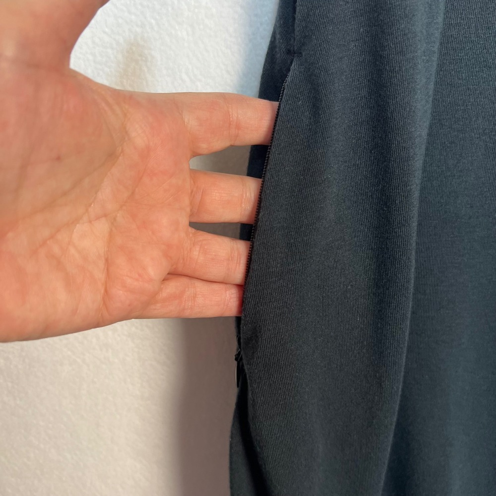 The North Face Black Sleeveless Dress L V-Neck Keyhole Back Tie Waist Hiking - Picture 6 of 11